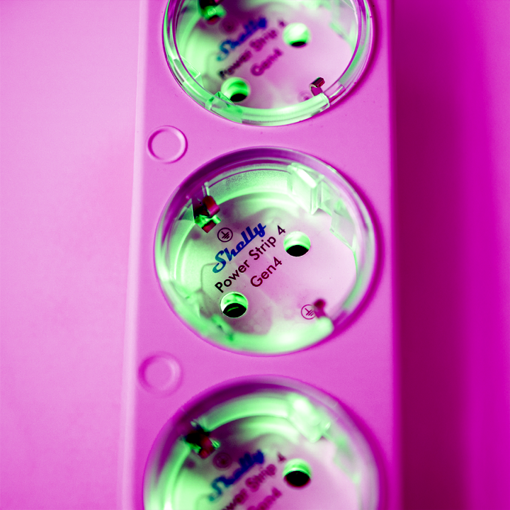 Shelly Power Strip 4 Gen4 - Smarte Steckdosenleiste - Weiß