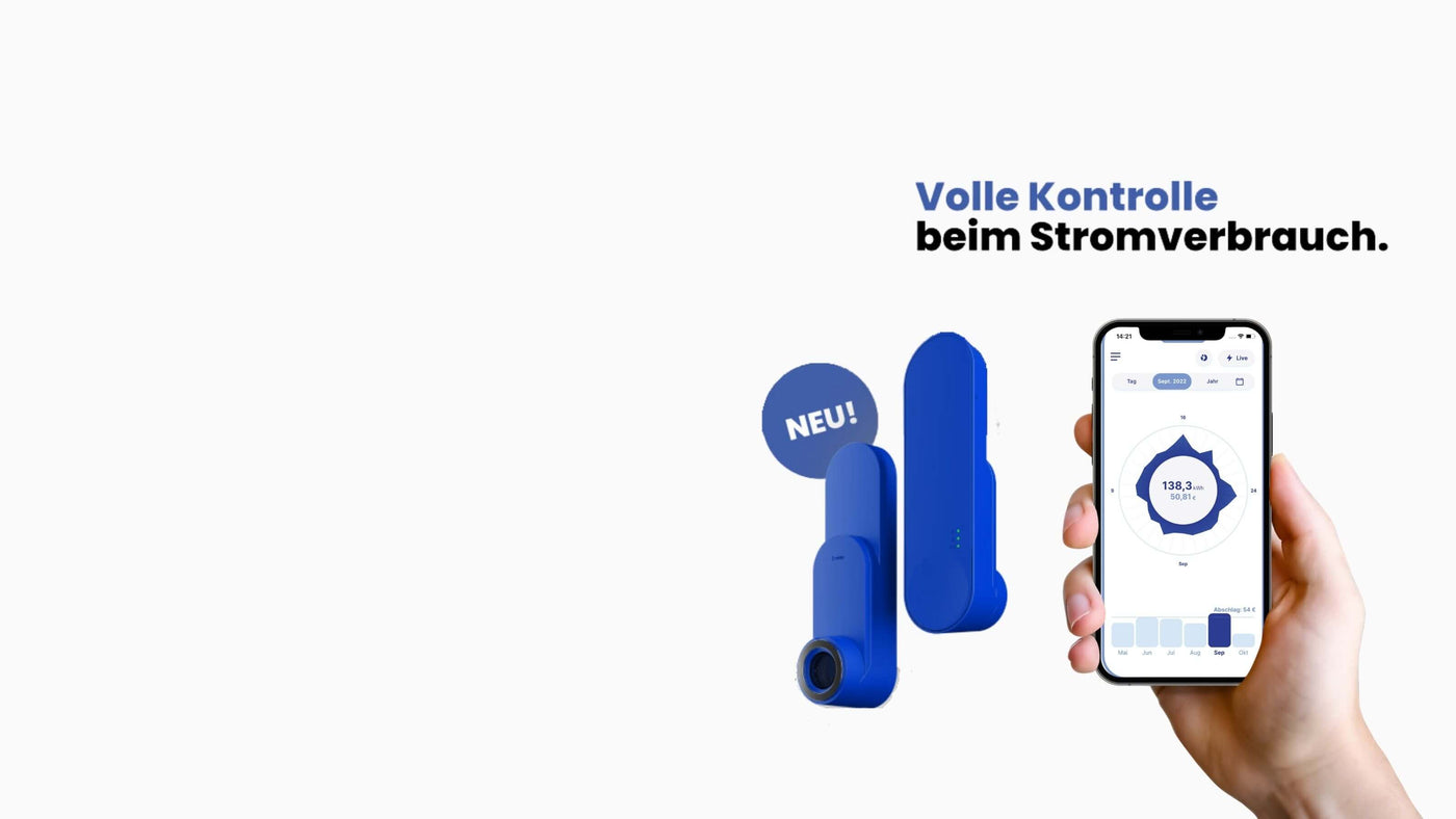 IOmeter Aufsatzmodul für Stromzähler zur Kontrolle des Stromverbrauchs