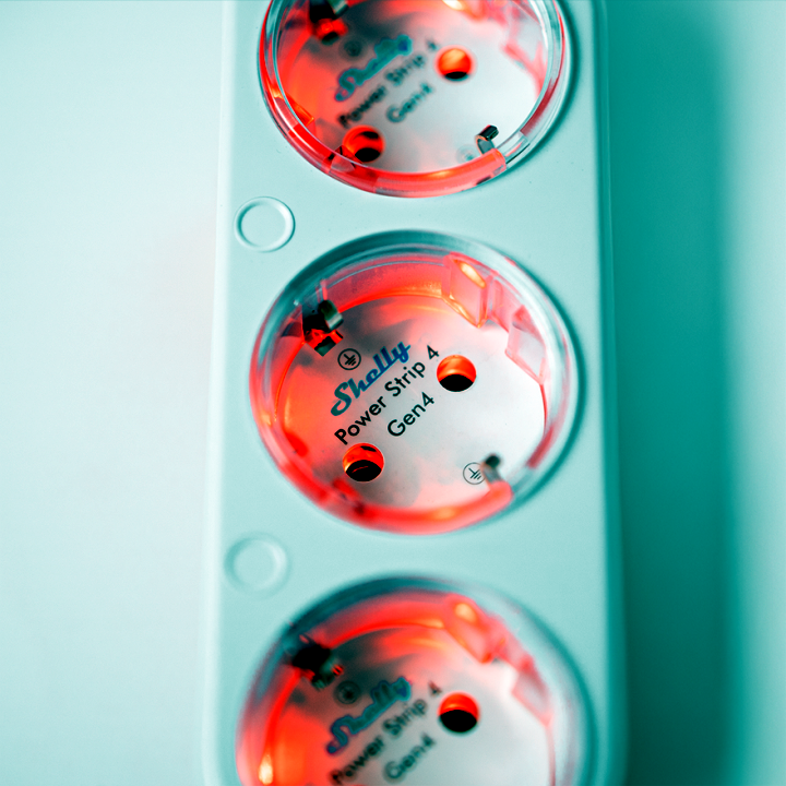 Shelly Power Strip 4 Gen4 - Smarte Steckdosenleiste - Weiß