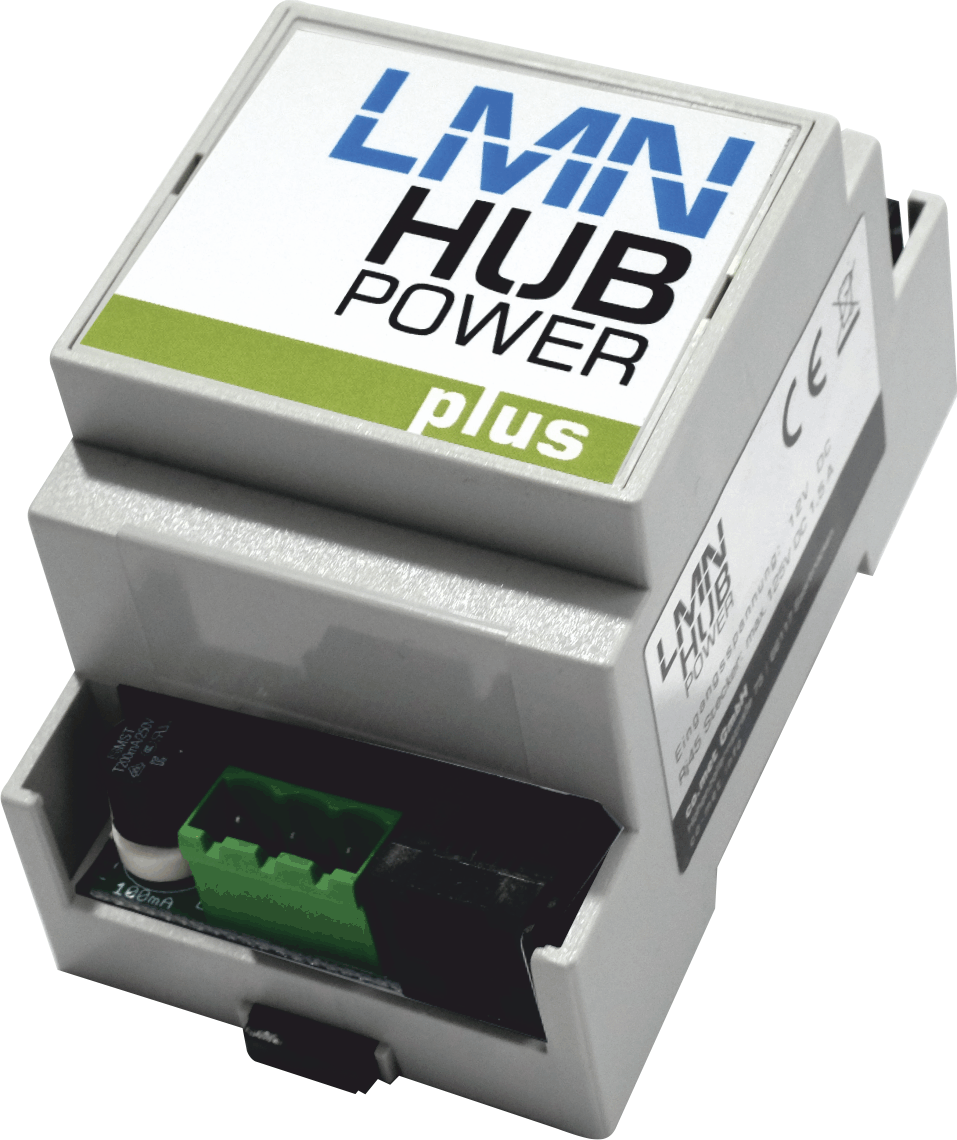 LMN HUB Power Plus - inkl. integriertem Netzteil - LMN-Konnektor 4-fach (aktiv)
