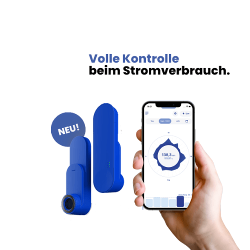 IOmeter Aufsatzmodul für Stromzähler zur Kontrolle des Stromverbrauchs