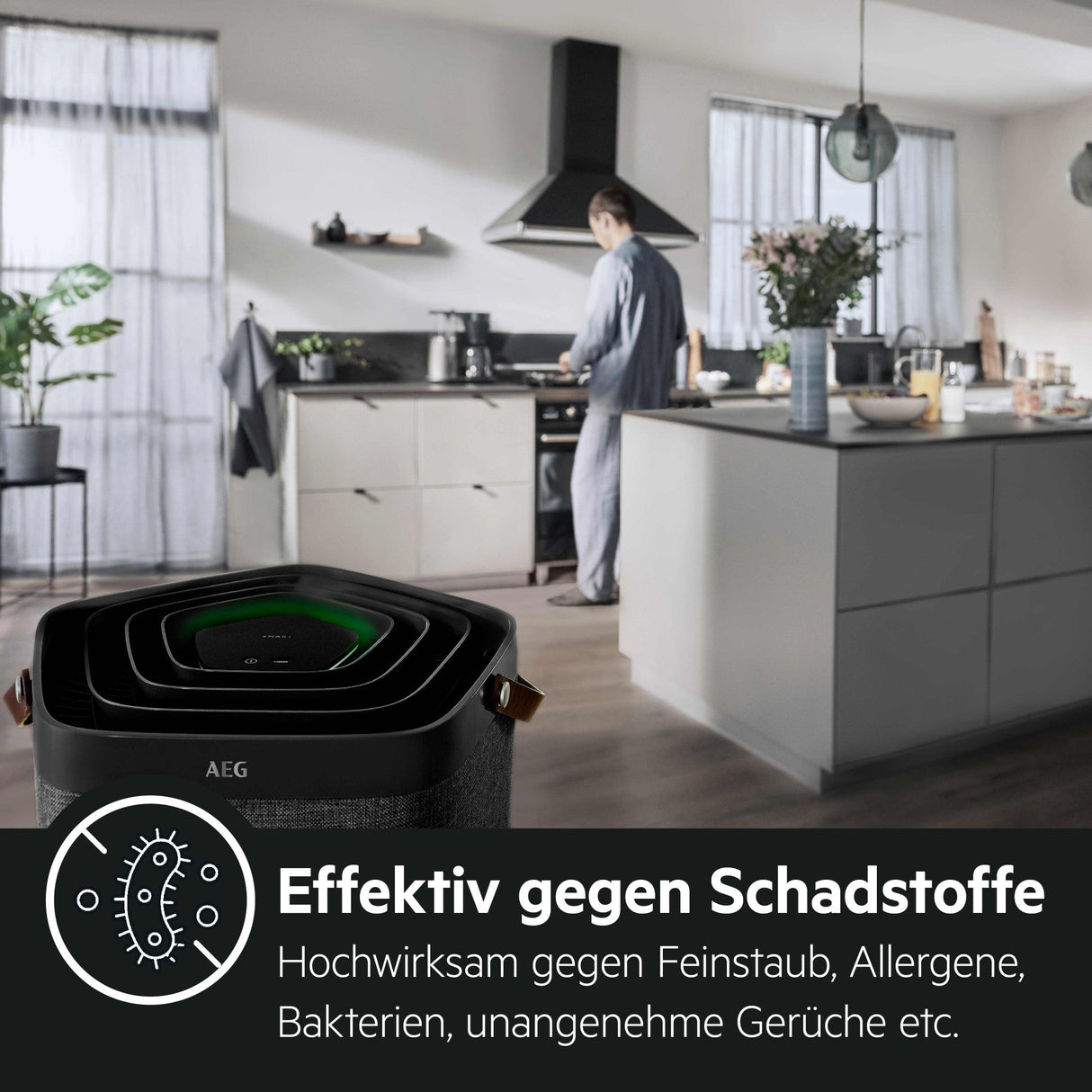 AEG Luftreiniger AX9 - AX91 - 404DG - E12 - Filter - Ionisator - Für bis zu 92m² - mySmartShop.de