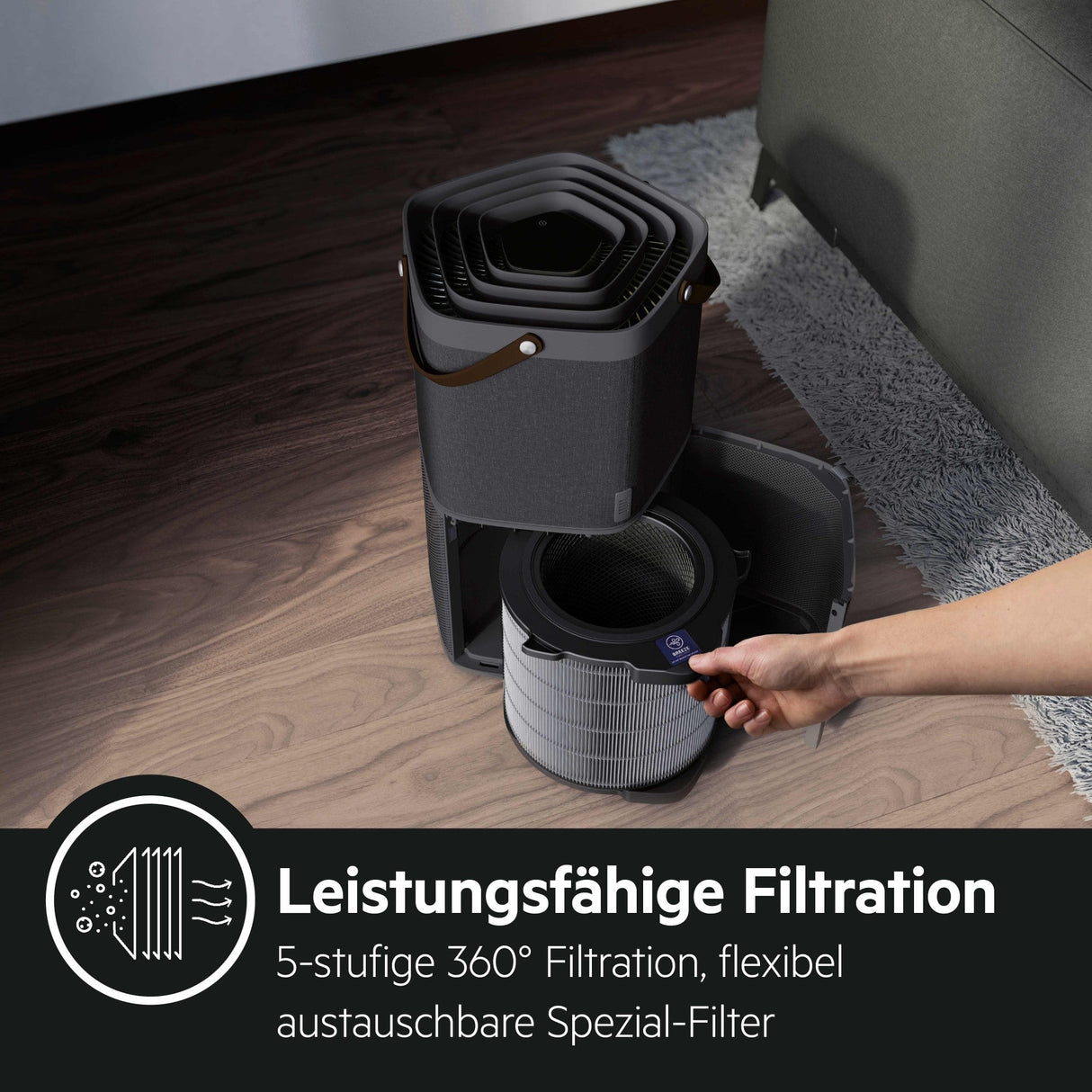 AEG Luftreiniger AX9 - AX91 - 404DG - E12 - Filter - Ionisator - Für bis zu 92m² - mySmartShop.de