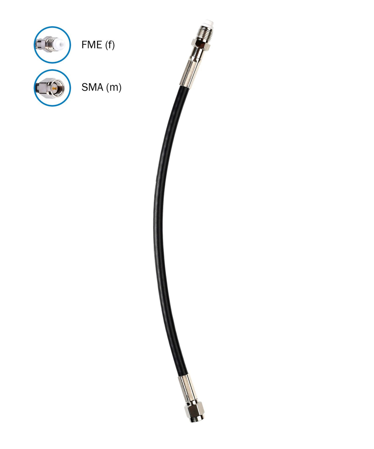 ATTB 2321.02 Adapter - Kabel, 0,2m RG58, FME(f) - SMA(m) - mySmartShop.de