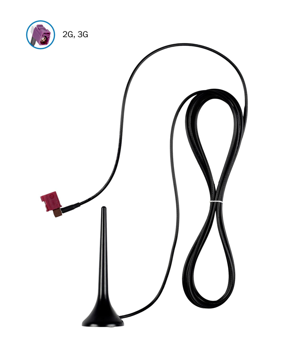 ATTB 3351.04 Magnethaftantenne, 3G/2G/868 MHz, 2,6 m RG 174, FAKRA (f) - D - mySmartShop.de