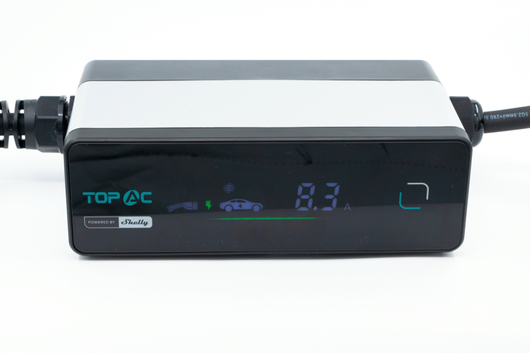 Shelly PbS TopAC Portable EV Charger 11kW EVE01-11R – Mobiles 11 kW Ladegerät mit WLAN & Bluetooth