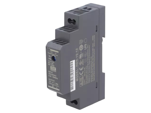 MEAN WELL HDR-15-12 Netzteil Hutschiene