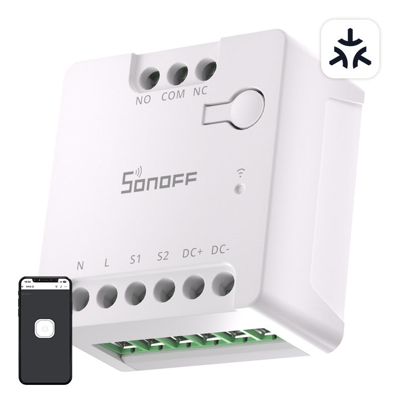 SONOFF MINI-D Smart WiFi Matter Switch (AC/DC 12-48V, dry contact)