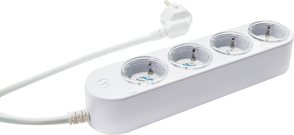 Shelly Power Strip 4 Gen4 - Smarte Steckdosenleiste - Weiß