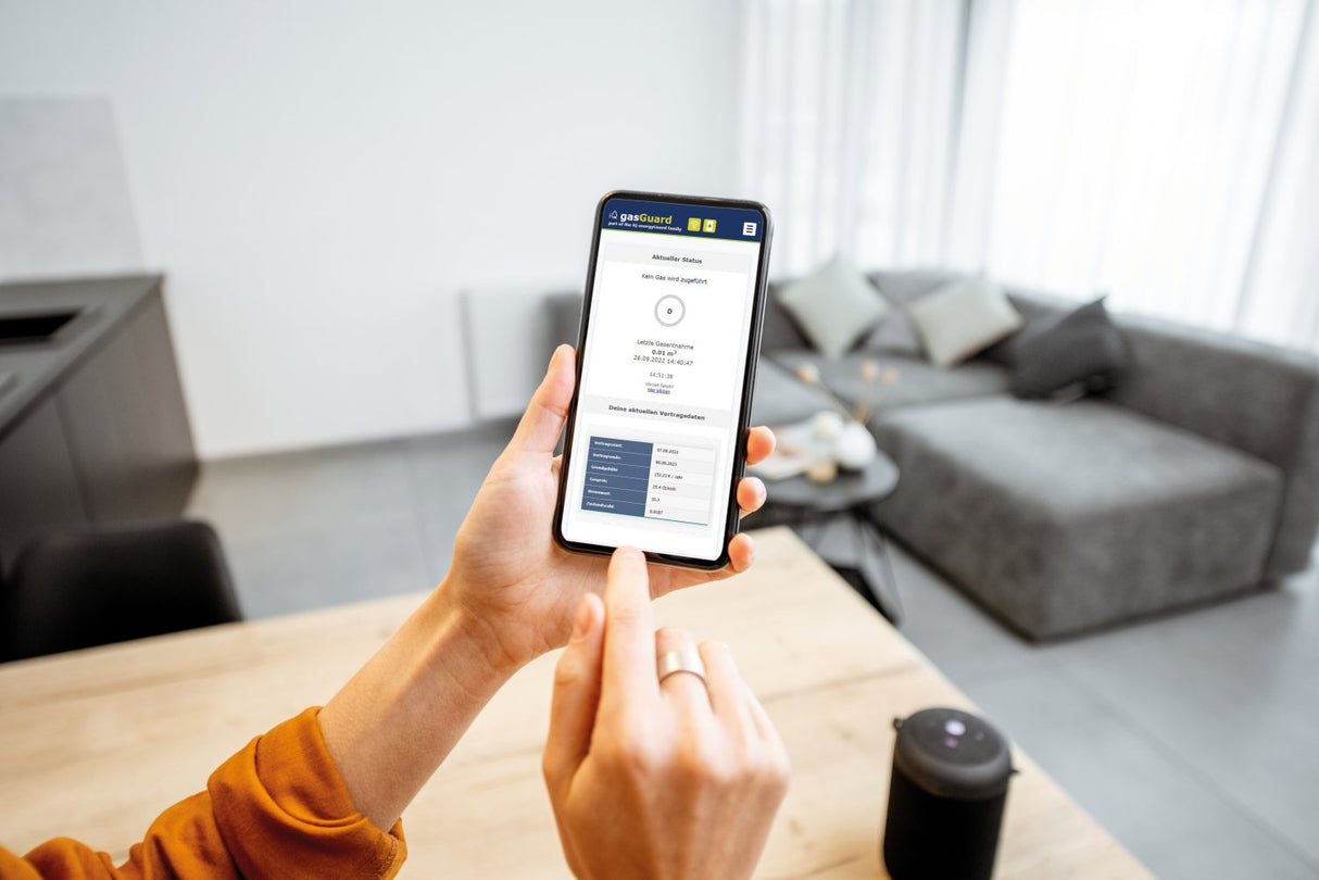 iQ gasGuard mit Universalschnitstelle - passend für 90% aller Gaszähler mit Impulsschnittstelle - WLAN - mySmartShop.de