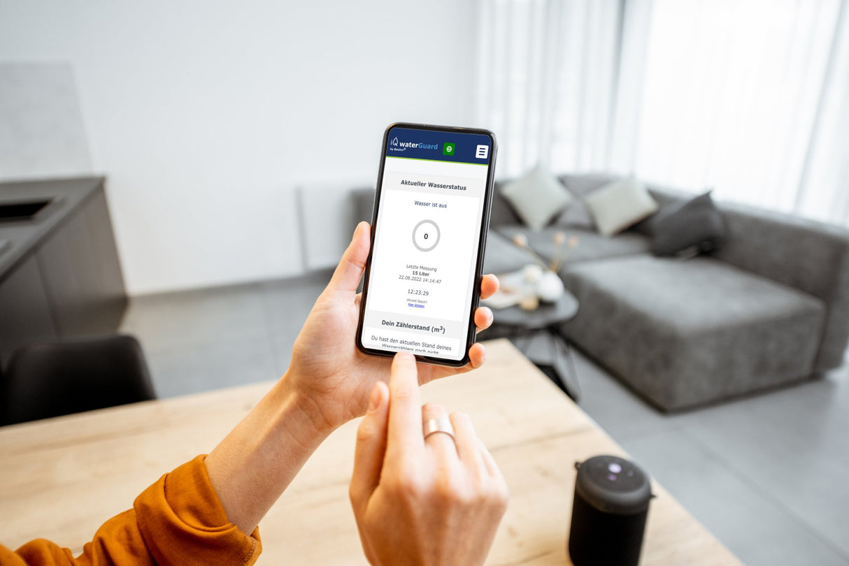 iQ waterGuard - Wasserverbrauchserfassung & Leckage - Erkennung per WLAN - mySmartShop.de