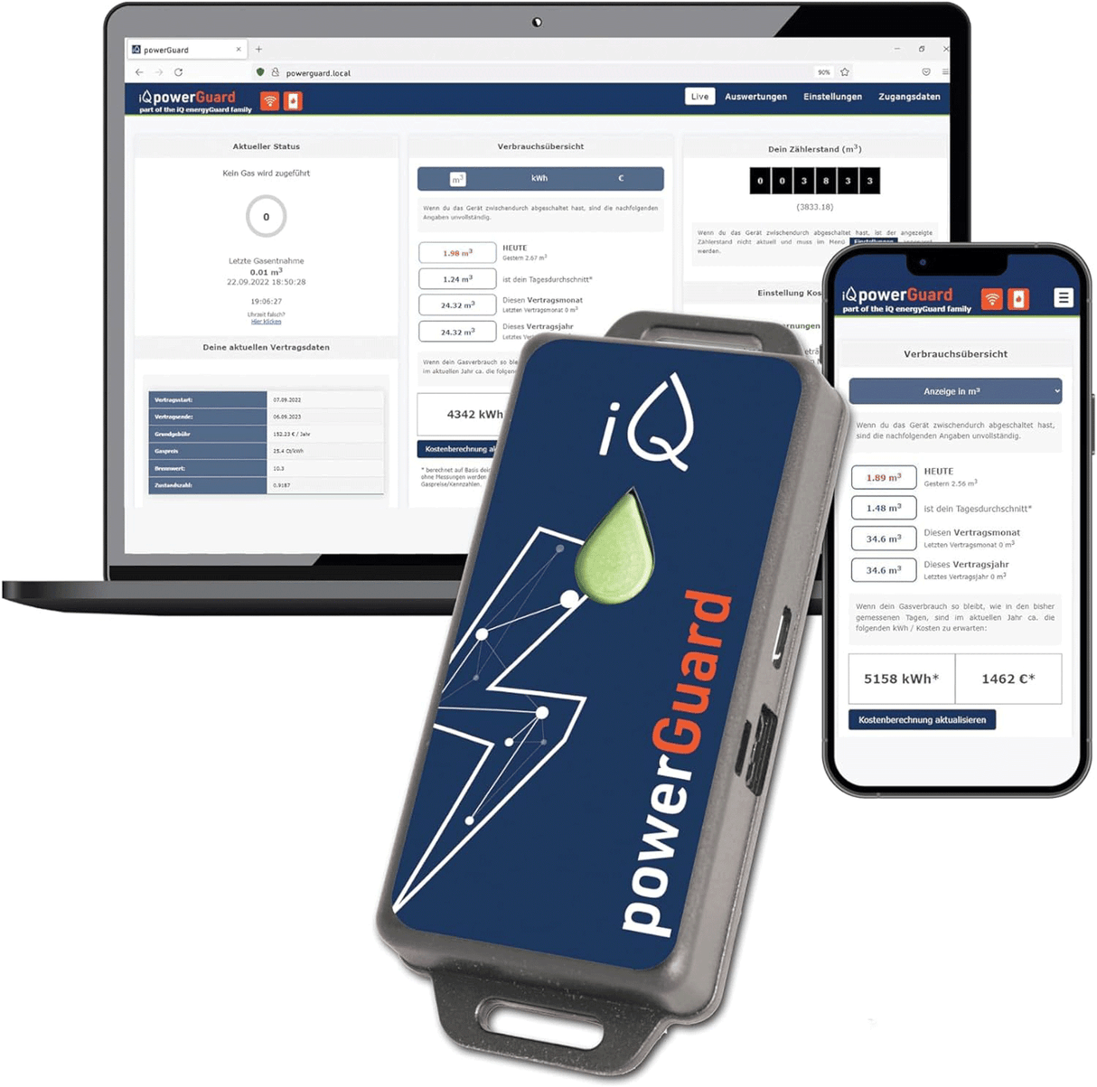 iQ powerGuard F für Ferraris Stromzähler