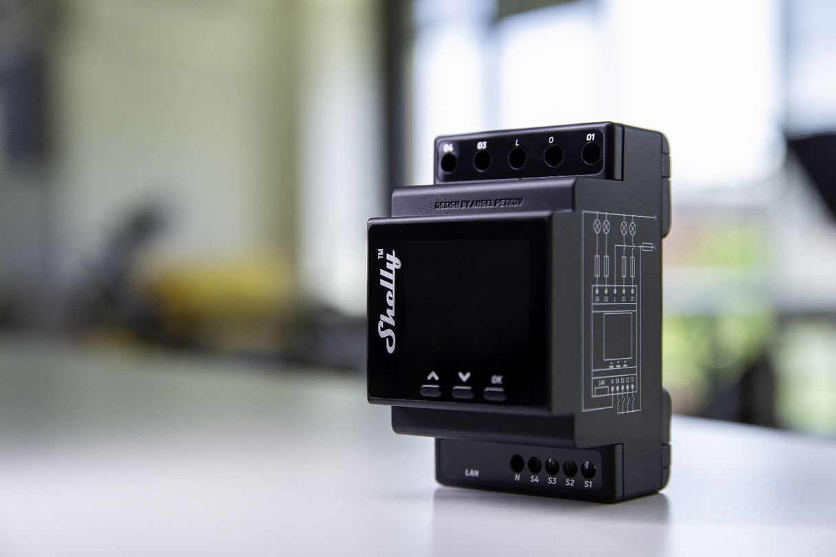 Shelly Pro Dual Cover & Shutter PM - Rolladensteuerung - WLAN & LAN Schaltaktor - Max. 32A - mySmartShop.de