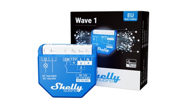 Shelly Qubino Wave 1 - Relais - Z - Wave - Smart Home - Kompatibel mit Z - Wave Smart Home Produkten - mySmartShop.de