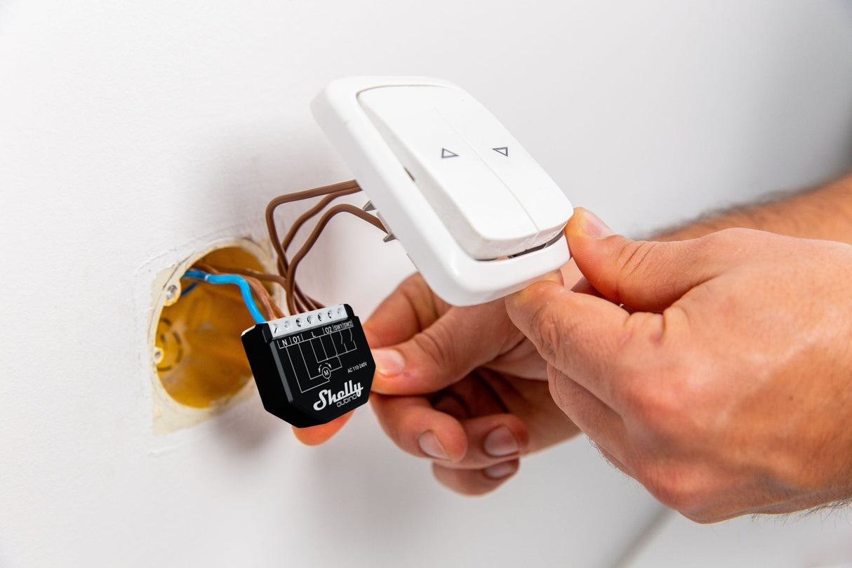 Shelly Qubino Wave Shutter - Z - Wave - Smart Home - Kompatibel mit Z - Wave Smart Home Produkten - mySmartShop.de