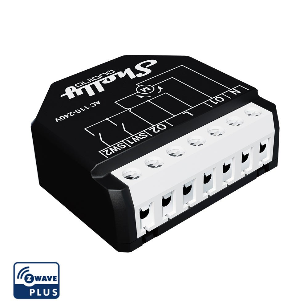 Shelly Qubino Wave Shutter - Z - Wave - Smart Home - Kompatibel mit Z - Wave Smart Home Produkten - mySmartShop.de