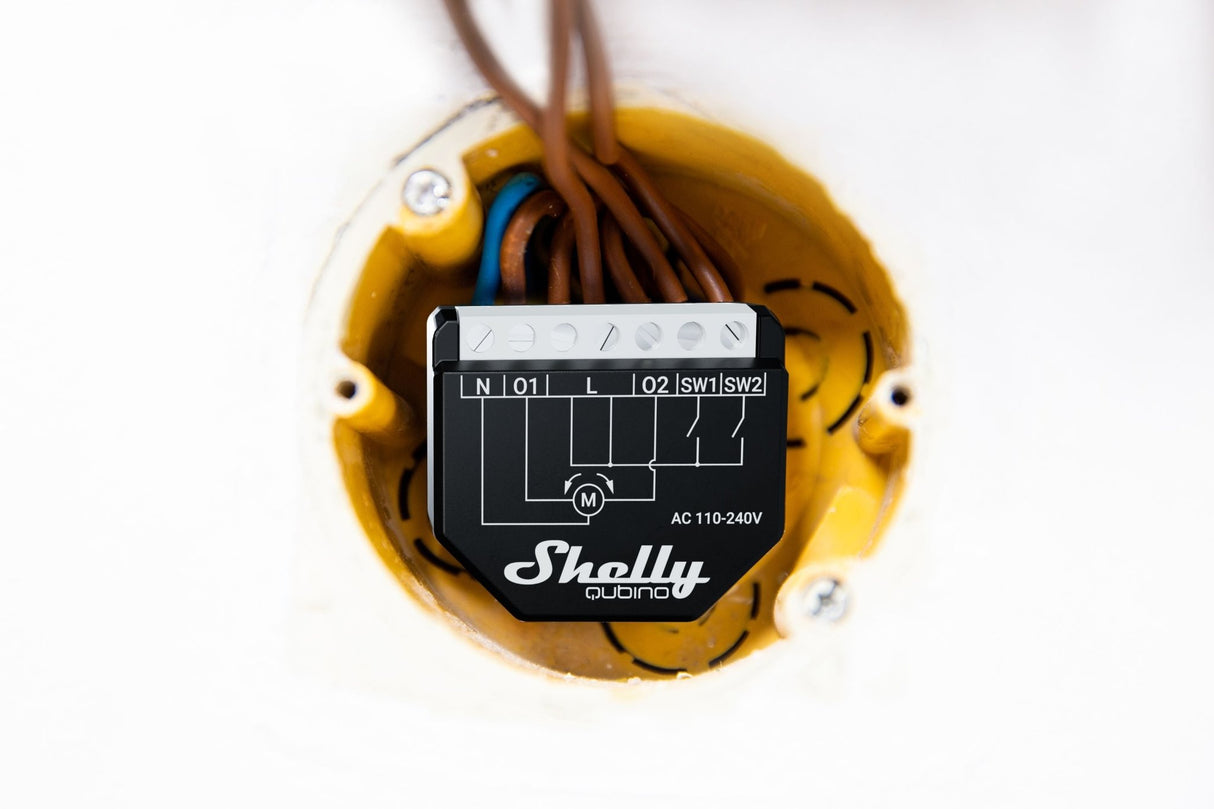 Shelly Qubino Wave Shutter - Z - Wave - Smart Home - Kompatibel mit Z - Wave Smart Home Produkten - mySmartShop.de