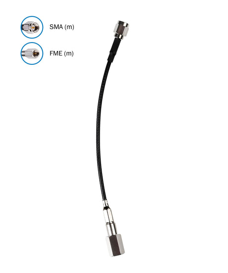 ATTB 2402.01 Adapterkabel 0,15 m, RG 174, FME (m) - SMA (m)
