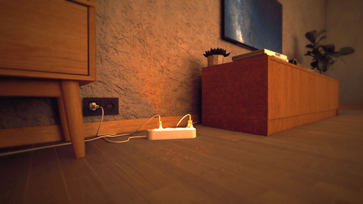 Shelly Power Strip 4 Gen4 - Smarte Steckdosenleiste - Weiß