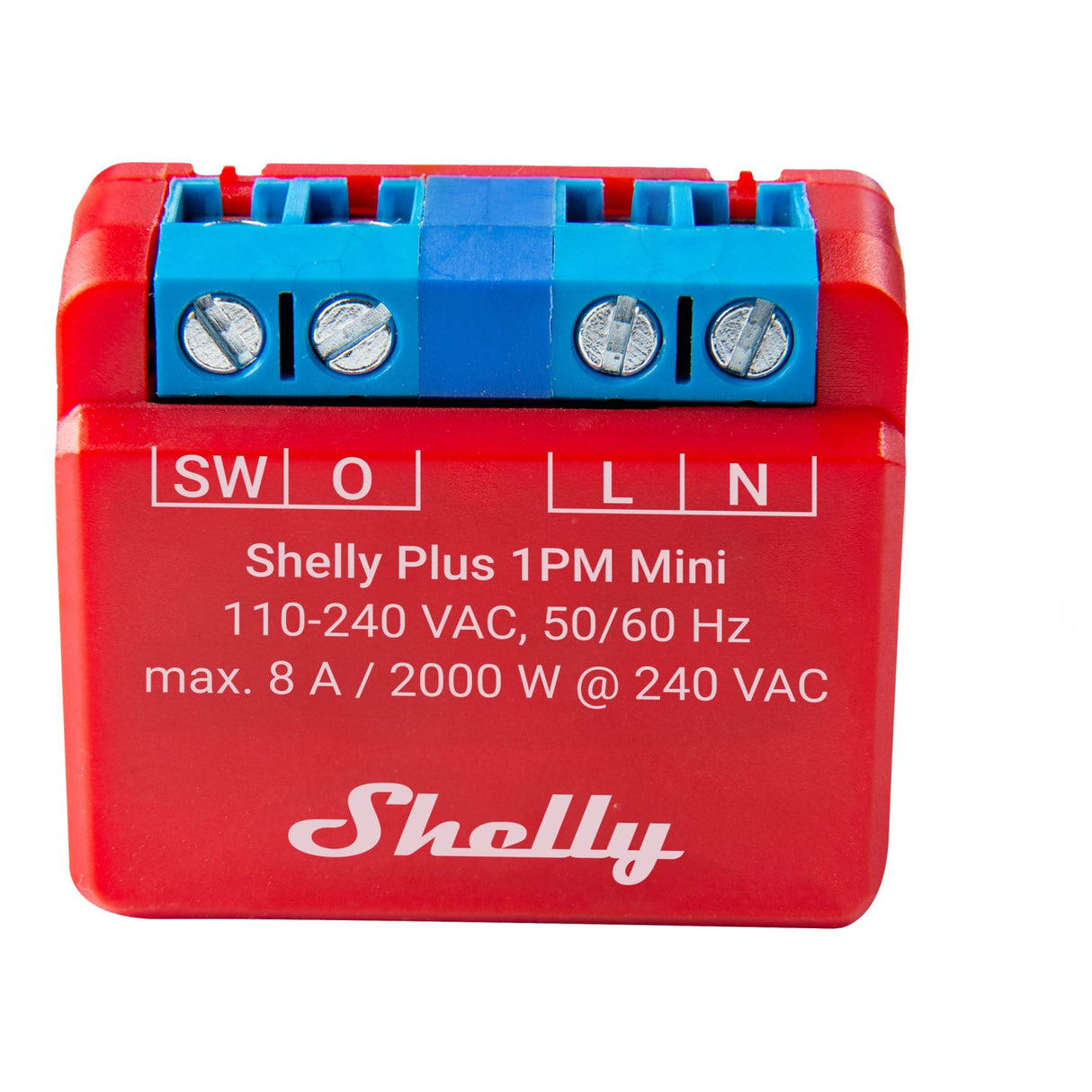 Shelly Plus 1PM Mini - Relais - WLAN & Bluetooth - Smart Home - Kompatibel mit amazon Alexa & Google Home