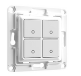 Shelly Schalter WS4 - 4 Buttons (Rolladensteuerung/Dimmen/Szenarien) - Weiß