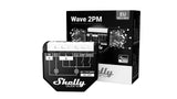 Shelly Qubino Wave 2PM - Relais - Z-Wave - Smart Home - Kompatibel mit Z-Wave Smart Home Produkten
