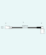 ATTB 2505.05 Verlängerungskabel Verlängerungskabel 1,5 m DACAR 302; FAKRA(f) - D/FAKRA(f) - D - Winkelbuchse - mySmartShop.de