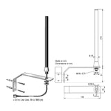 ATTB 4916.79 Stationsantenne, 3G/2G/ISM868, 5m LowLoss, SMA (m) - mySmartShop.de