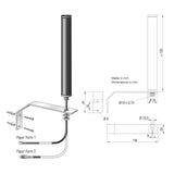 ATTB 4934.05 Stationsantenne, 4G/3G/2G/868 MHz/WLAN, inkl. Halterung, 10 m Low Loss, SMA (m) - mySmartShop.de