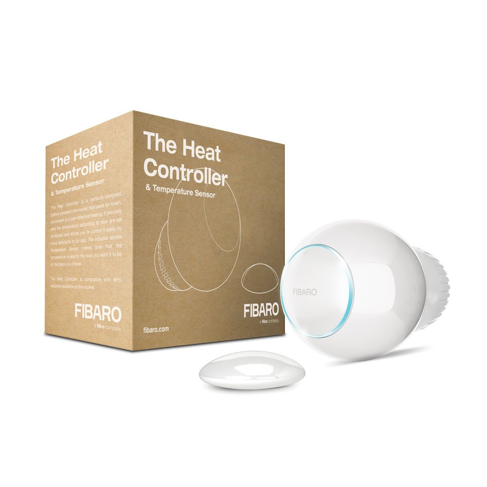 FIBARO The Heat Controller Starter Pack - Thermostat + Temperatursensor - Z - Wave - Smart Home - mySmartShop.de