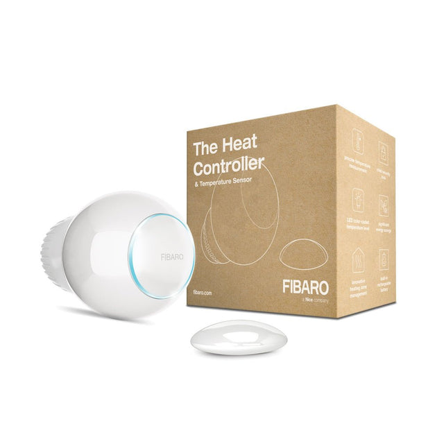 FIBARO The Heat Controller Starter Pack - Thermostat + Temperatursensor - Z - Wave - Smart Home - mySmartShop.de