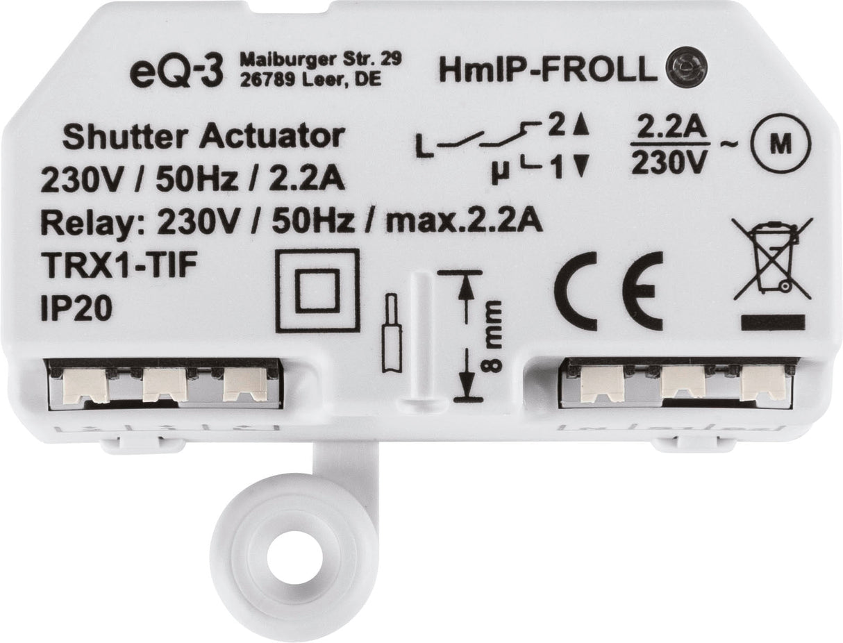 Homematic IP Rollladenaktor – Unterputz - mySmartShop.de