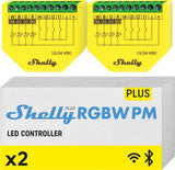 Shelly Plus RGBW PM Doppelpack – Smarter RGBW-Controller mit Leistungsmessung