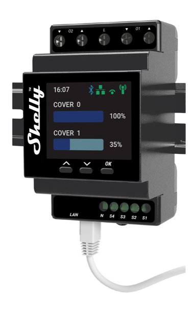shelly 2.5 markise Shelly Pro Dual Cover & Shutter PM