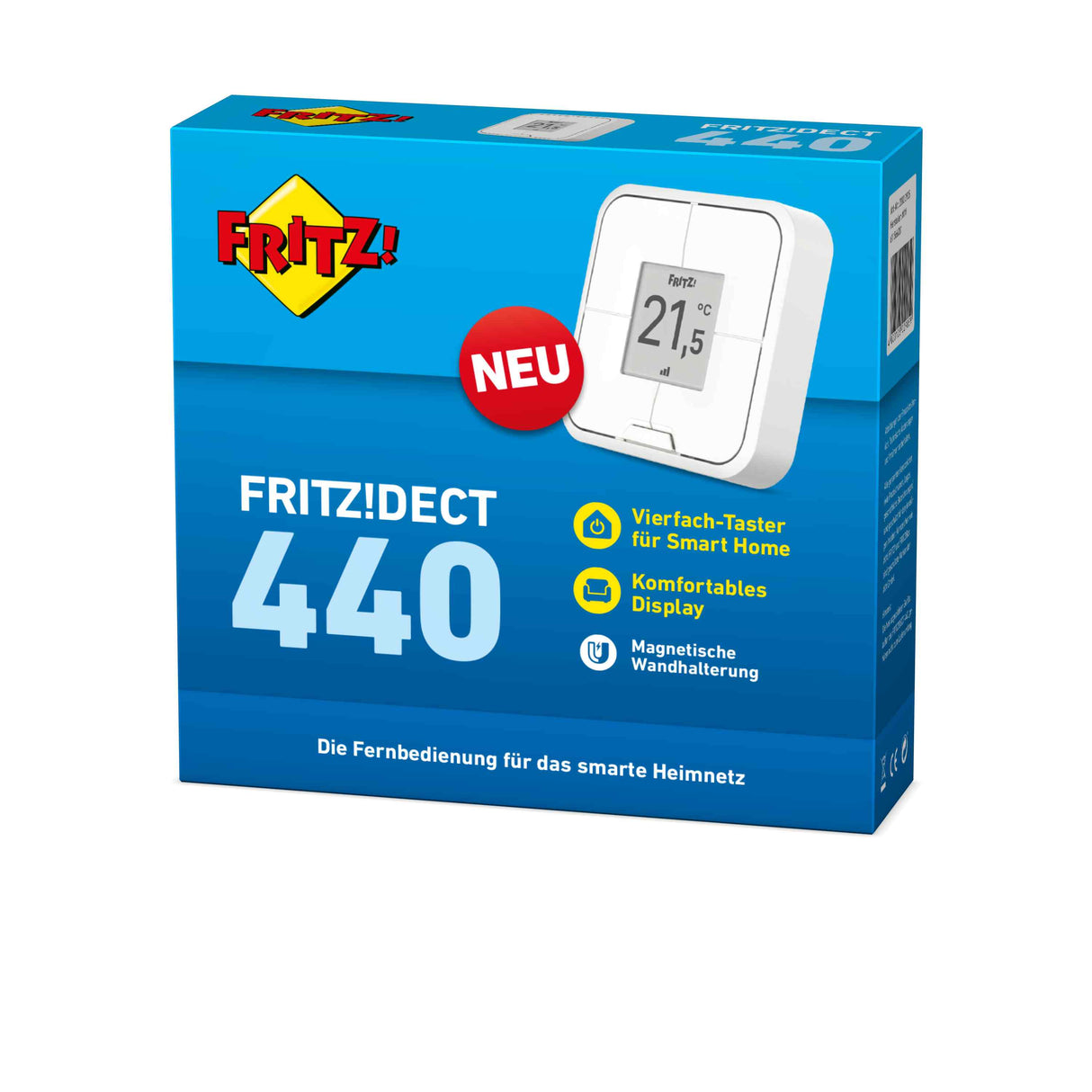 AVM FRITZ!DECT 440 Vierfach-Taster inkl. Temperatursensor