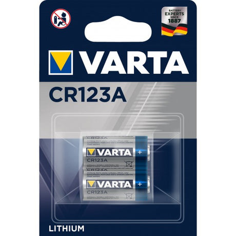 Varta CR123A - 3V Batterien - 2er Pack
