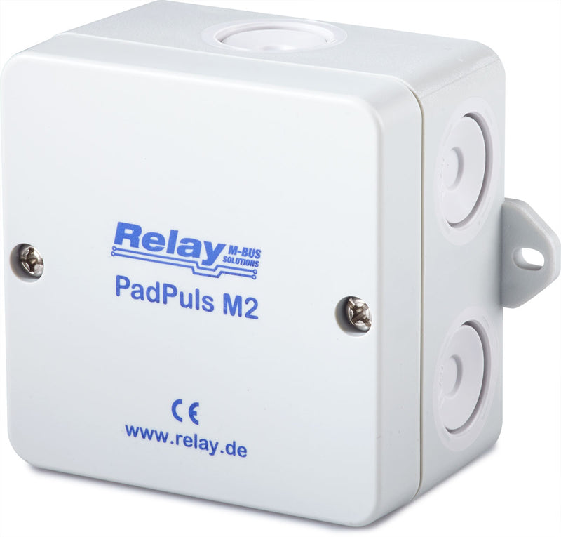 Relay PadPuls M2, 2-Kanal MBUS-Impulsadapter, Anschluss von bis zu 2 Verbrauchszählern mit Impulsausgang